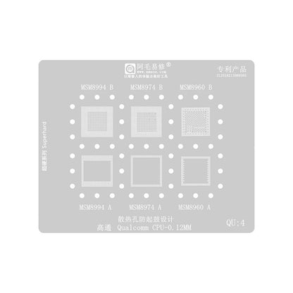 Amaoe BGA-maske for CPU Qualcomm QU1-8-serien