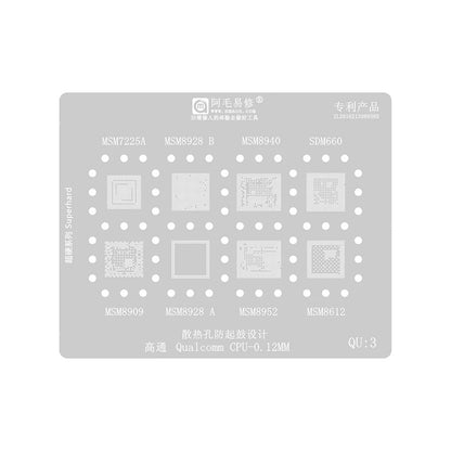 Amaoe BGA-maske for CPU Qualcomm QU1-8-serien