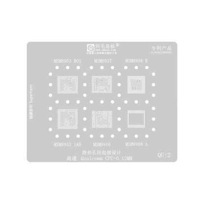Amaoe BGA-maske for CPU Qualcomm QU1-8-serien