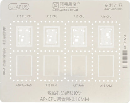 BGA-maske Amaoe U-APU9 for Apple iPhone 15 Pro Max
