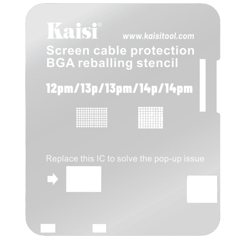 BGA Kaisi-skjerm for Apple iPhone 11 - 14 Pro max-serien