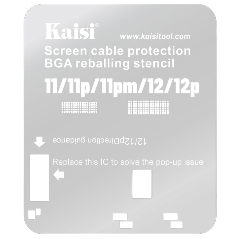 BGA Kaisi-skjerm for Apple iPhone 11 - 14 Pro max-serien