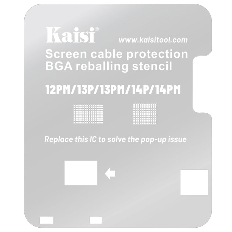 BGA Kaisi-skjerm for Apple iPhone 11 - 14 Pro max-serien