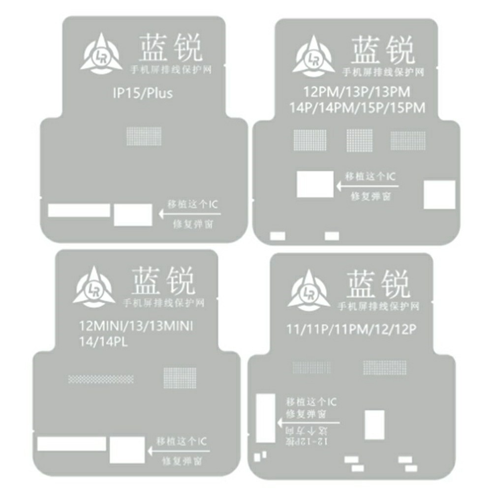 Lanrui BGA-maske for Apple iPhone 11 - 15-serien