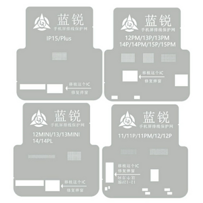 Lanrui BGA-maske for Apple iPhone 11 - 15-serien