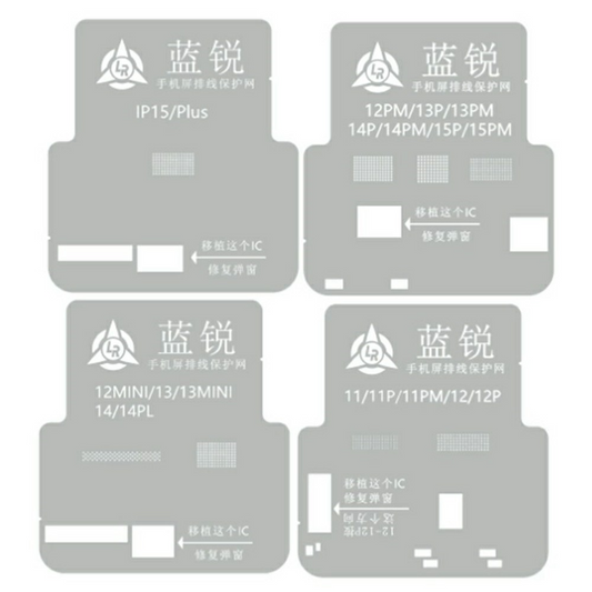 Lanrui BGA-maske for Apple iPhone 11 - 15-serien