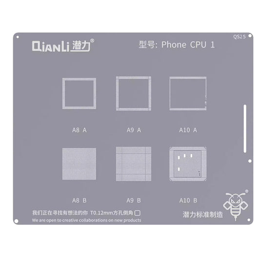 BGA-maske QIANLI QS25 for Apple iPhone-serien, CPU1