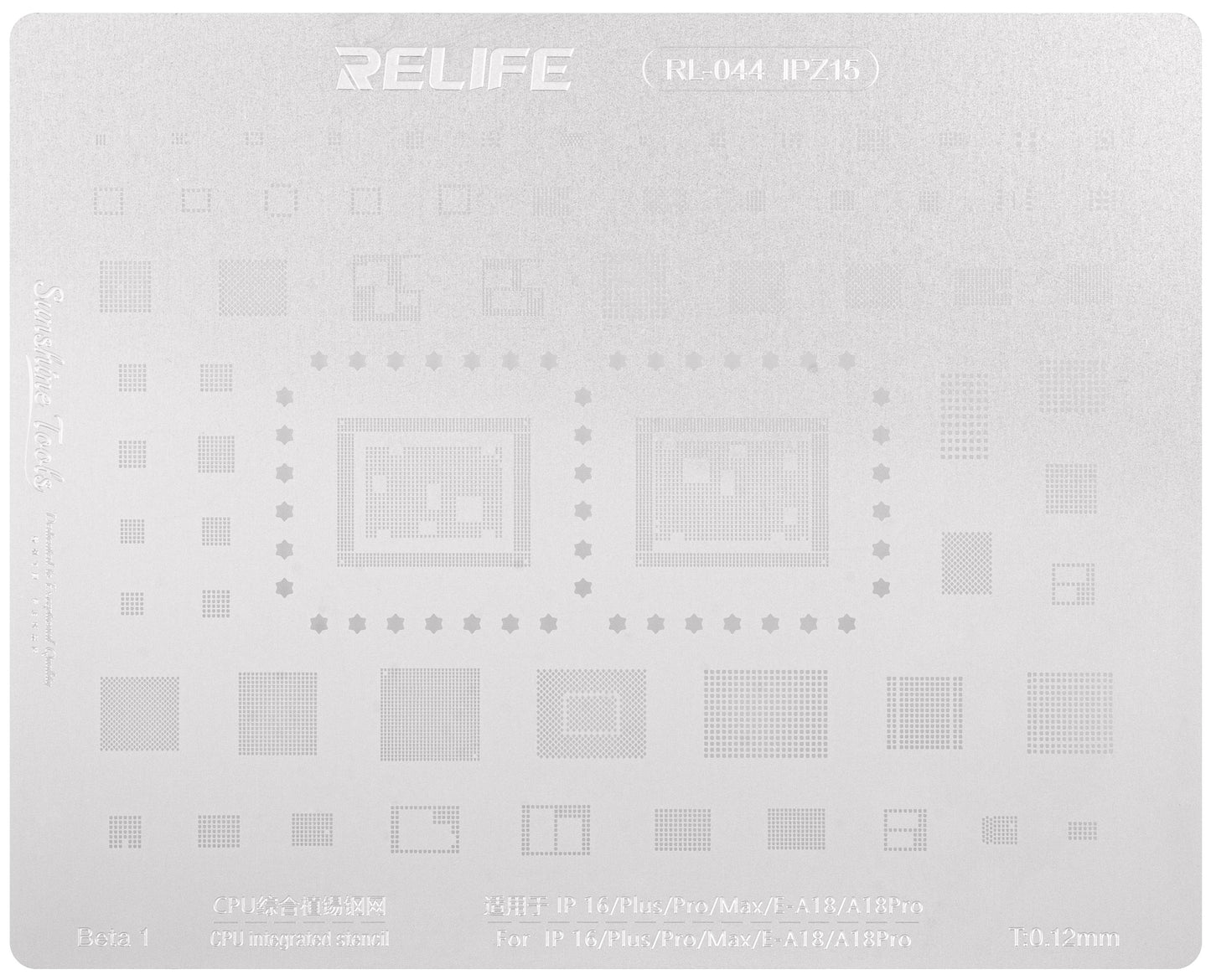 BGA-maske Relife RL-044 IPZ15 for Apple iPhone 16, CPU