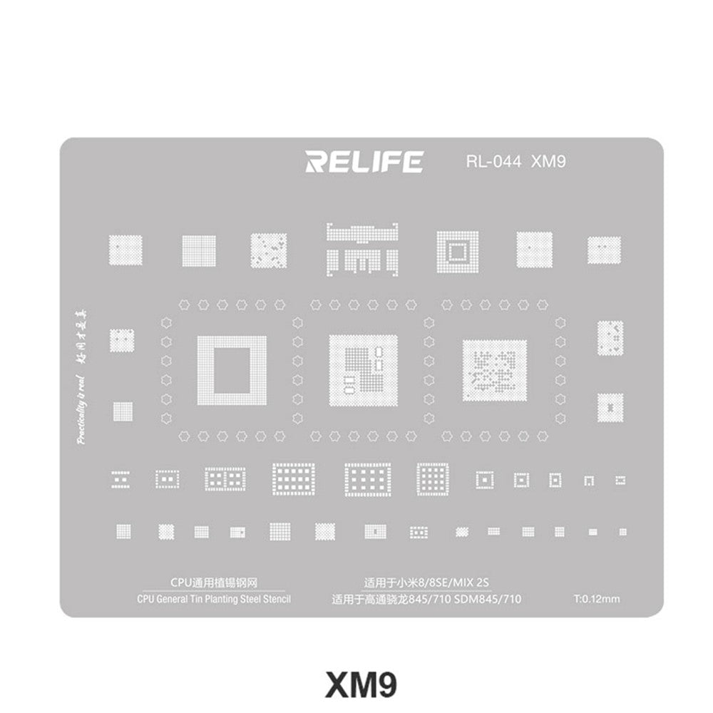 BGA-maske Relife RL-044 V2.0 for CPU Xiaomi-serien