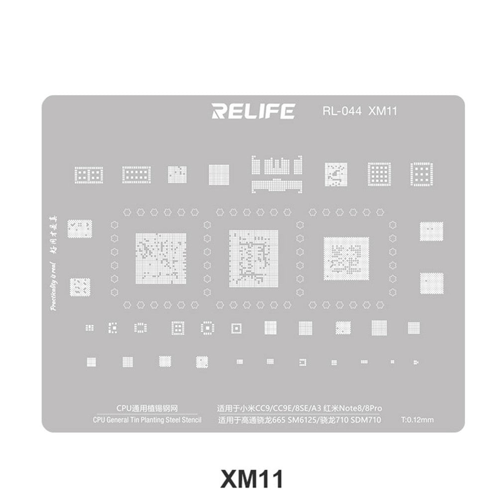 BGA-maske Relife RL-044 V2.0 for CPU Xiaomi-serien