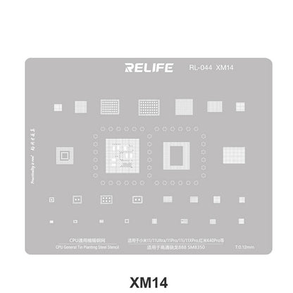 BGA-maske Relife RL-044 V2.0 for CPU Xiaomi-serien