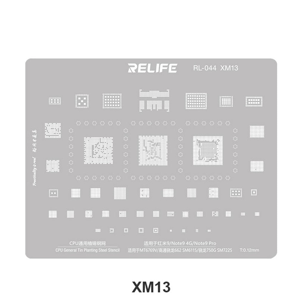 BGA-maske Relife RL-044 V2.0 for CPU Xiaomi-serien