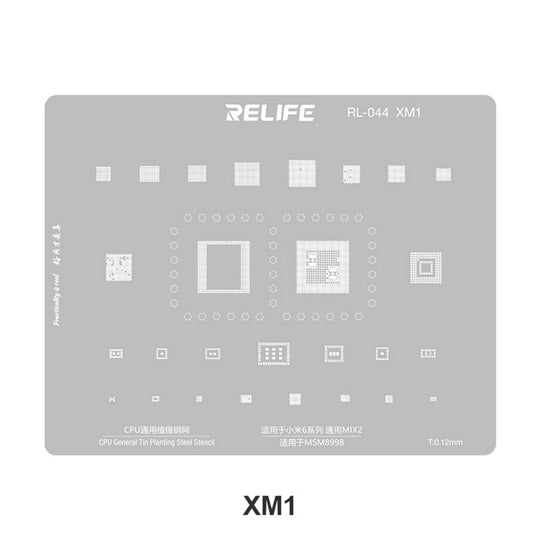 BGA-maske Relife RL-044 V2.0 for CPU Xiaomi-serien