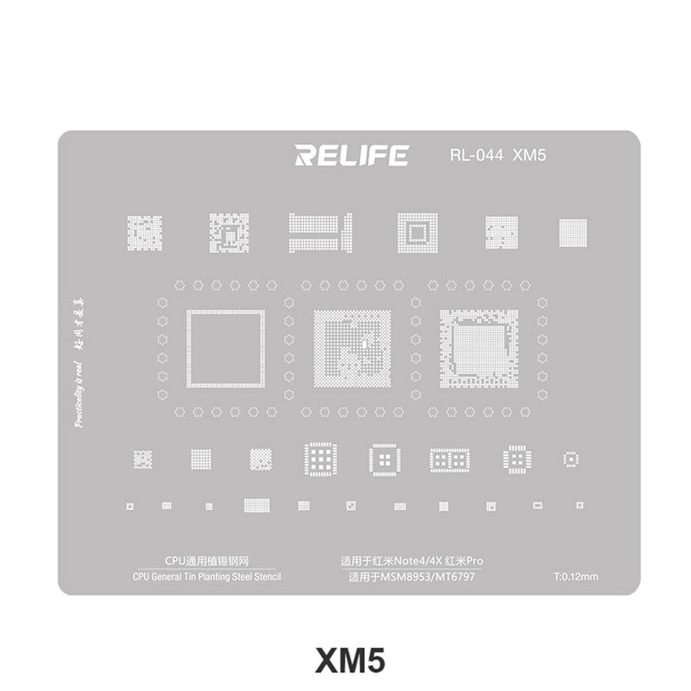 BGA-maske Relife RL-044 V2.0 for CPU Xiaomi-serien