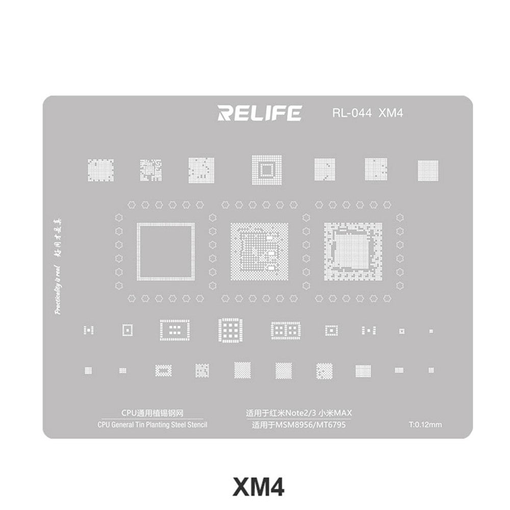 BGA-maske Relife RL-044 V2.0 for CPU Xiaomi-serien