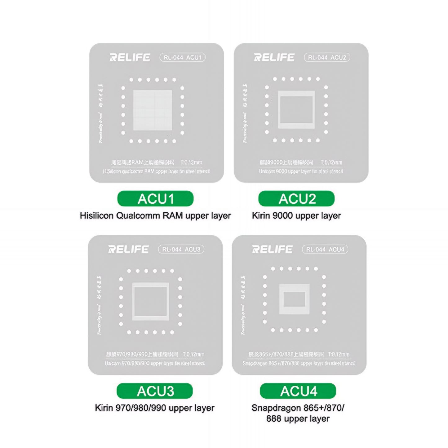 BGA-mal Relife RL-044 for Android CPU