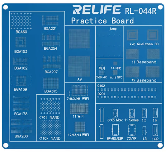 BGA-øvelseskort Relife RL-044R for Apple iPhone-serien