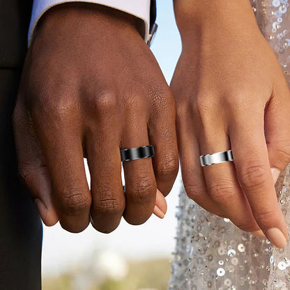 Smart Ring Techsuit R6, Størrelse 8, Svart