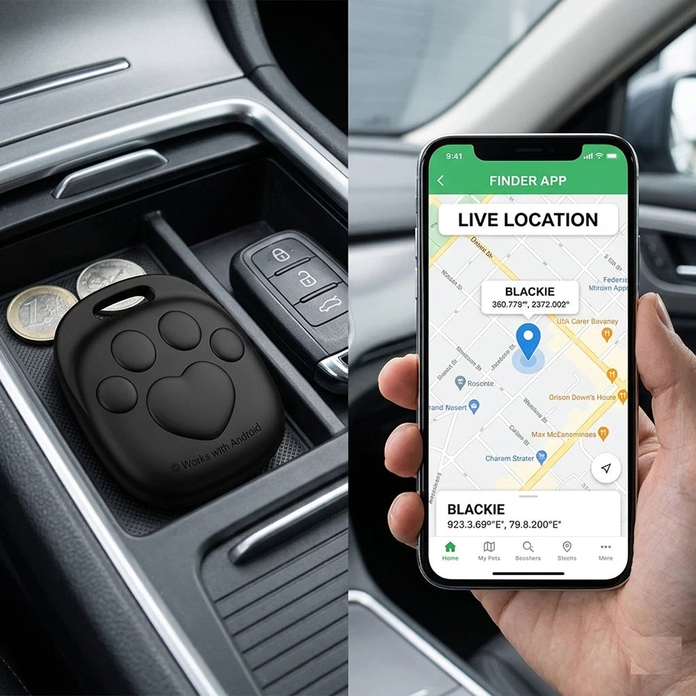 Borofone SmartTag BC105 for Android-serien, svart