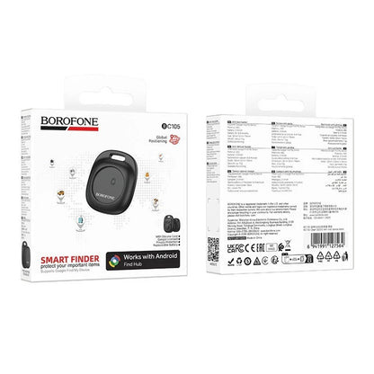 Borofone SmartTag BC105 for Android-serien, svart