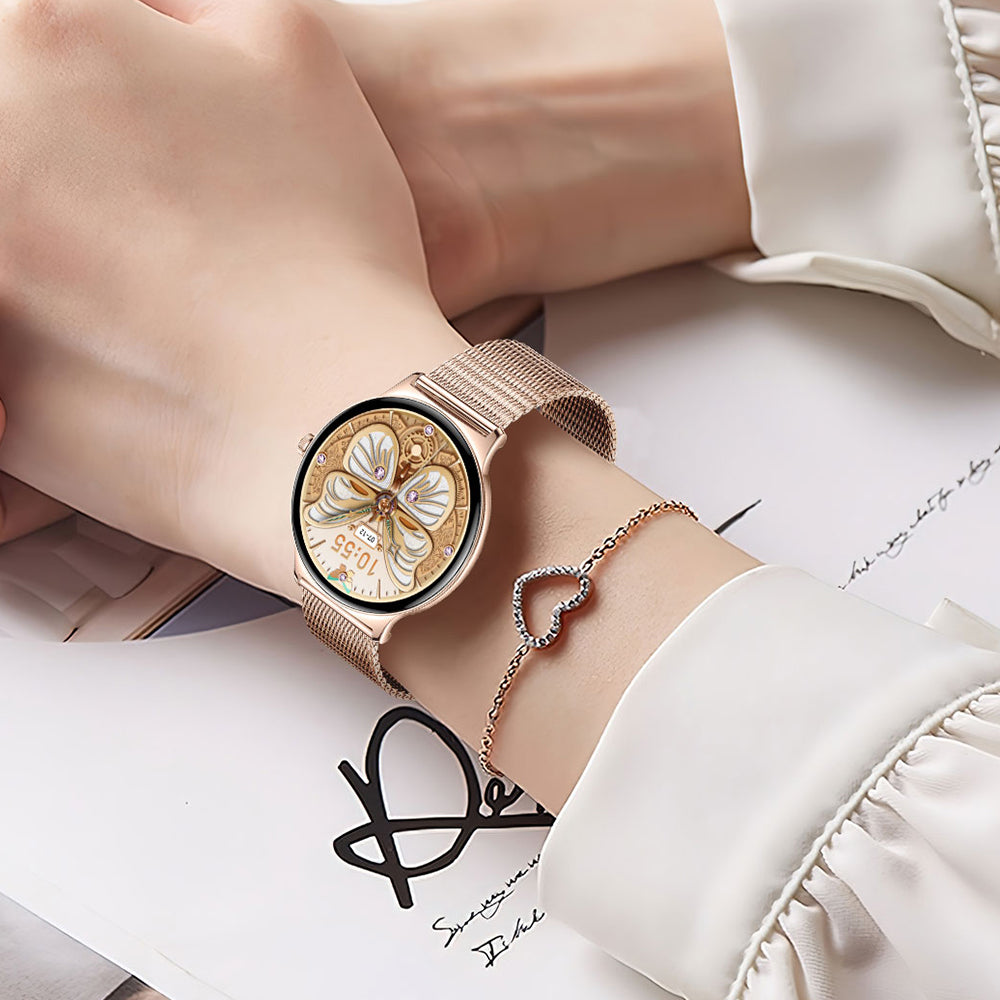 Smartklokke Blavec M01 Vesta Call, Rosa Gull