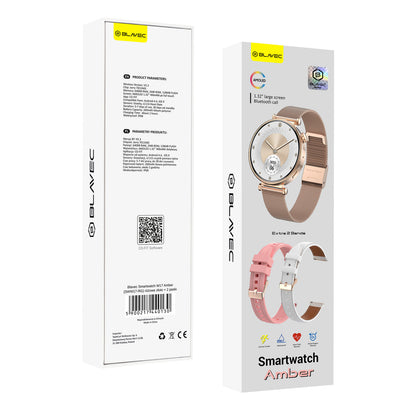 Smartklokke Blavec W17 Amber, roségull