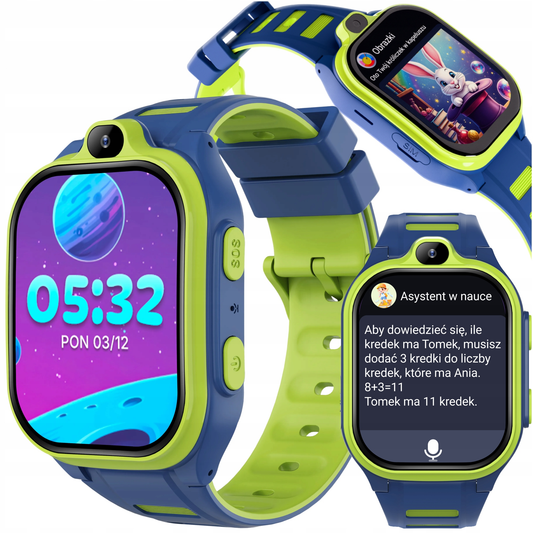 Smartklokke Forever Kids Boost KW-530 Call, Blå