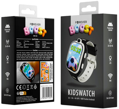 Smartklokke Forever Kids Boost KW-530 Call, Svart