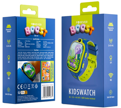 Smartklokke Forever Kids Boost KW-530 Call, Blå