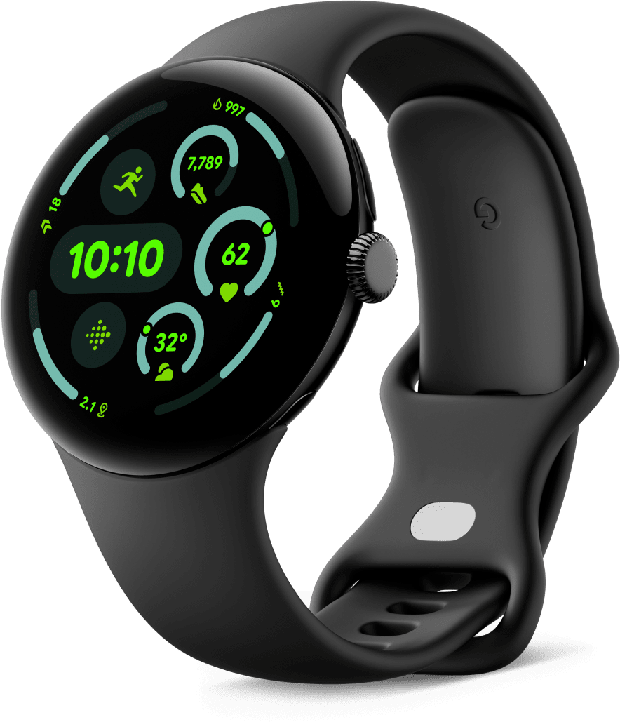 Smartklokke Google Pixel Watch 3, 45mm, Svart GA05785-DE