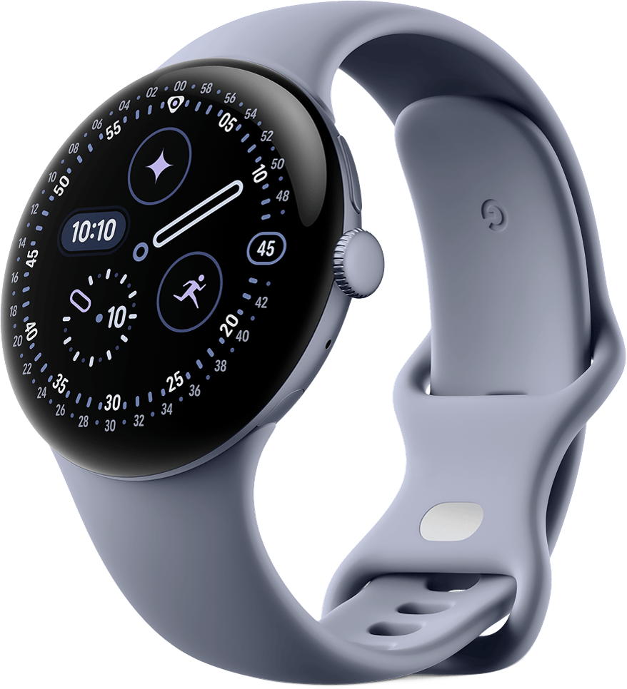 Smartklokke Google Pixel Watch 4, 45mm, Grå, Reseglet GA10850-EU