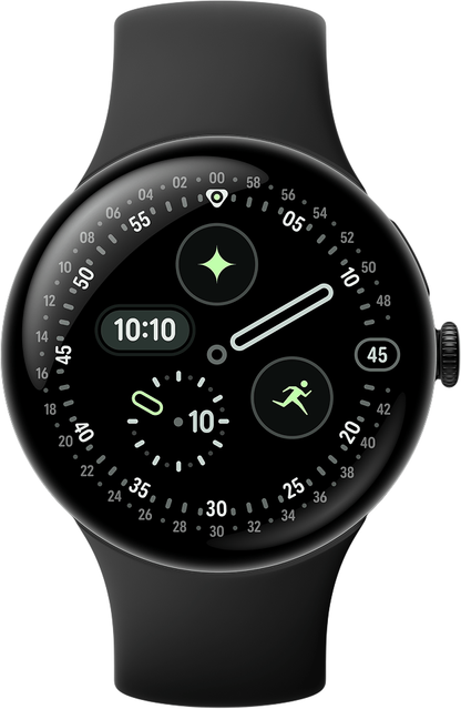 Smartklokke Google Pixel Watch 4, 45mm, Wi-Fi, Svart GA09962-EU