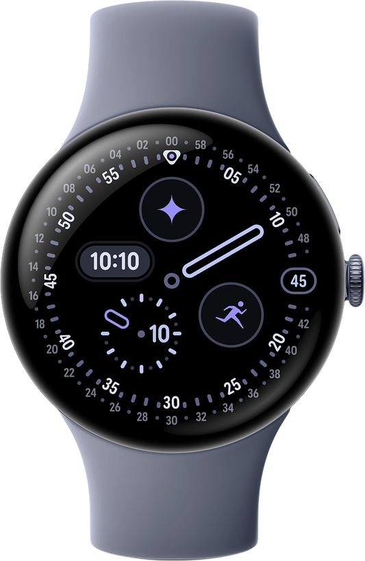 Smartklokke Google Pixel Watch 4, 45mm, Wi-Fi, Grå, Reseglet GA10850-EU