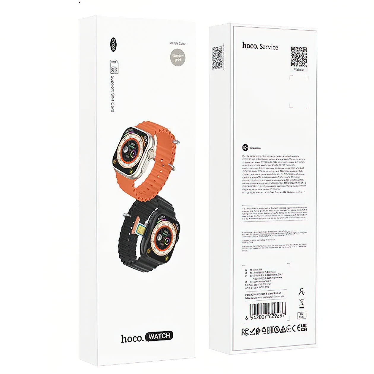 Smartwatch HOCO DYD01 Call, Svart