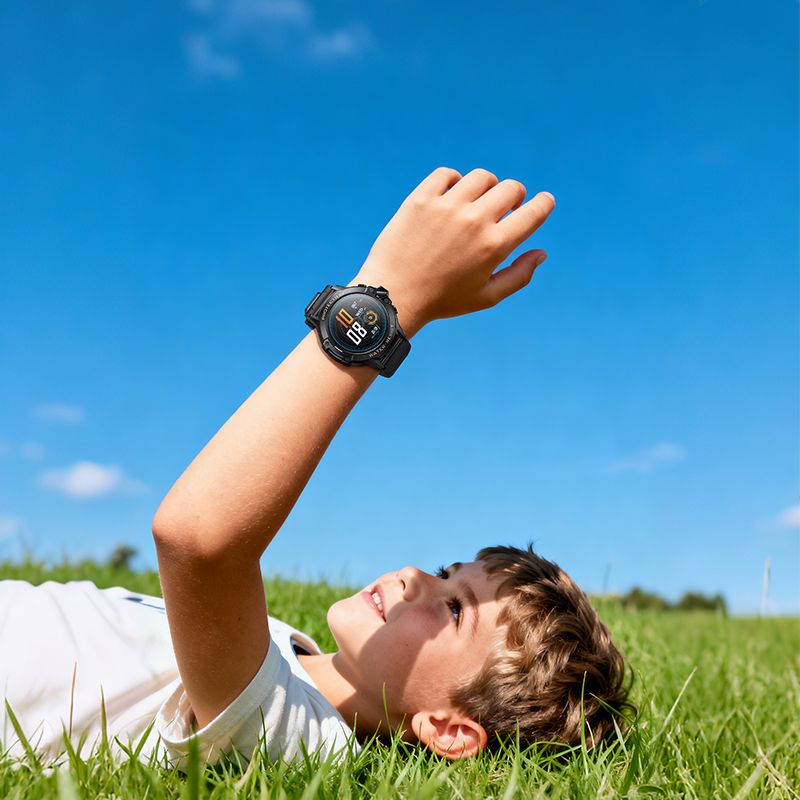 Smartwatch HOCO Y107 Kids Call, Svart