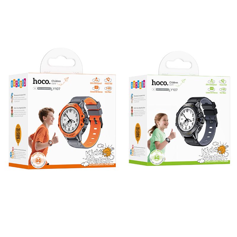 Smartwatch HOCO Y107 Kids Call, Oransje