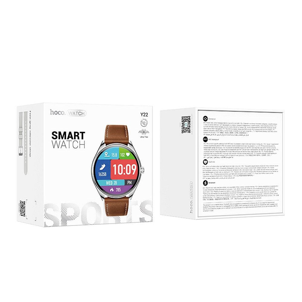 Smartwatch HOCO Y22, Sølv