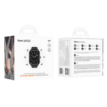Smartwatch HOCO Y27 Call, Svart