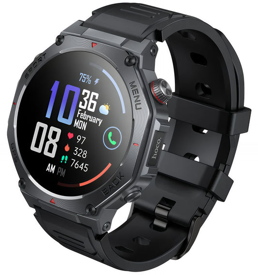 Smartwatch HOCO Y37 Call, Svart