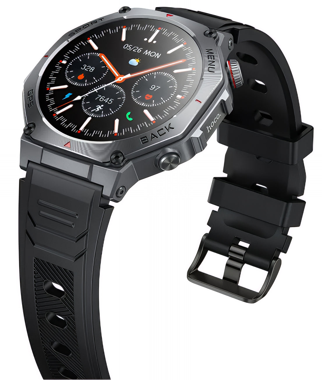 Smartwatch HOCO Y37 Call, Svart