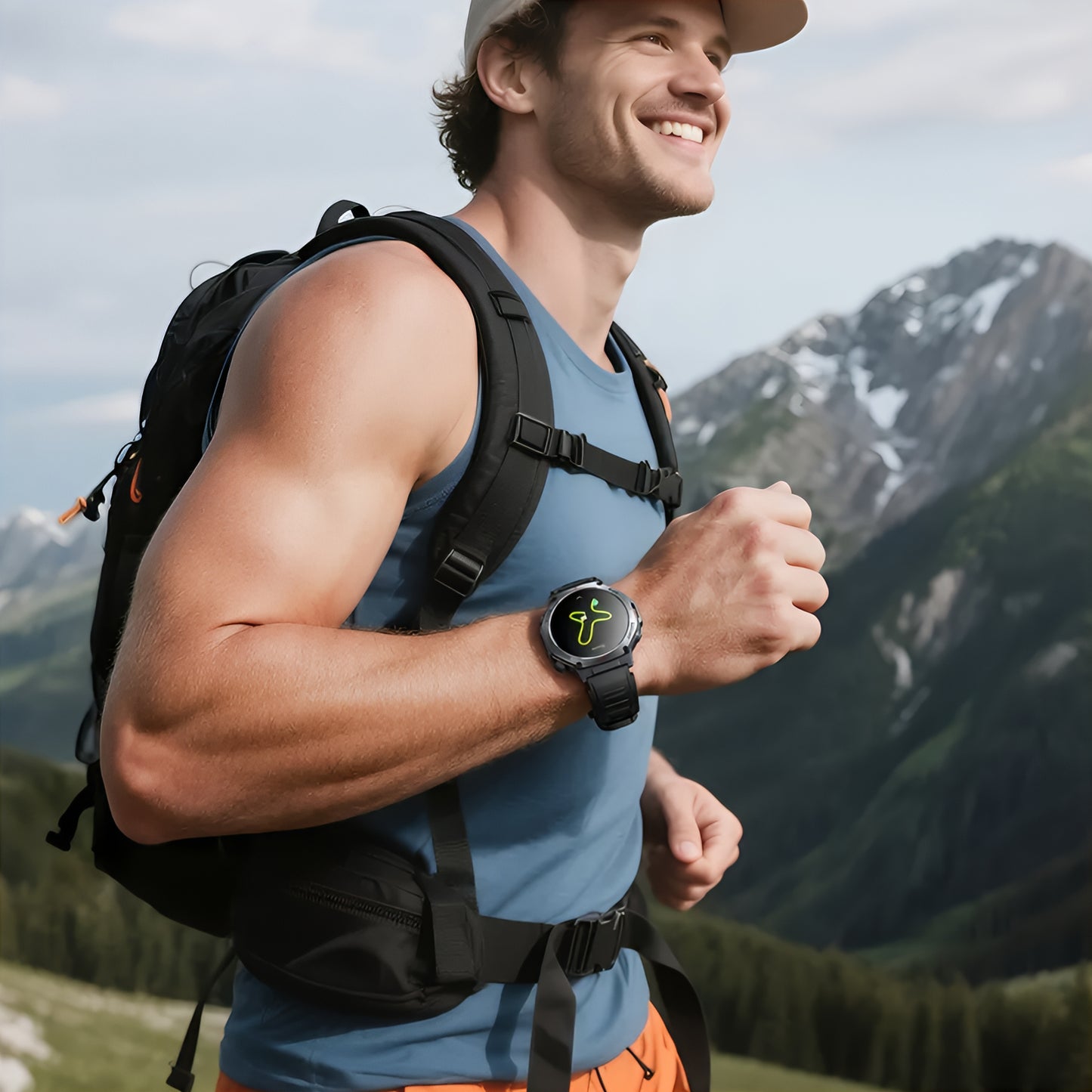 Smartwatch HOCO Y37 Call, Svart