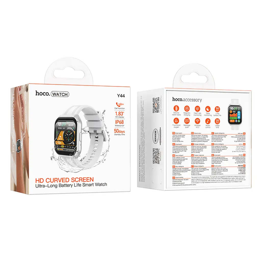 Smartklokke HOCO Y44 Call, Sølv