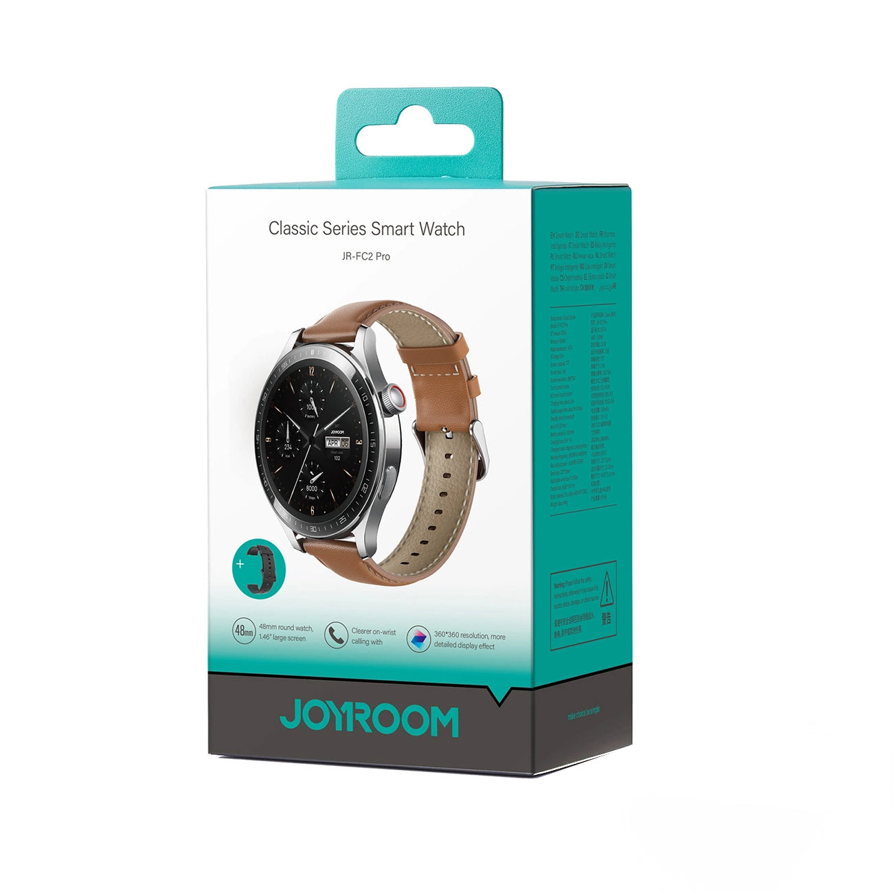 Smartwatch Joyroom JR-FC2 Pro Call, Sølv