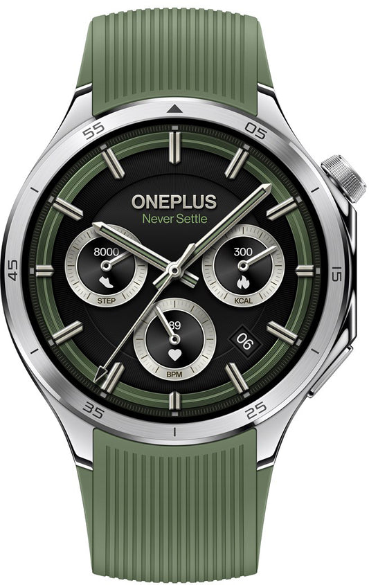 Smartklokke OnePlus Watch 3, 46mm, Grønn, Reseglet 5491100341