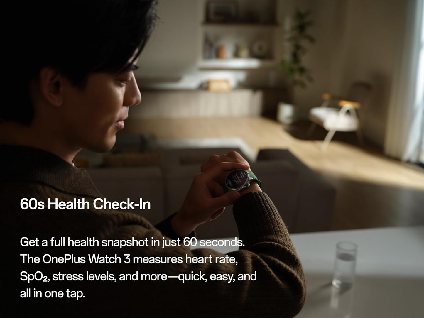 Smartwatch OnePlus Watch 3, 46mm, Svart 5491100340