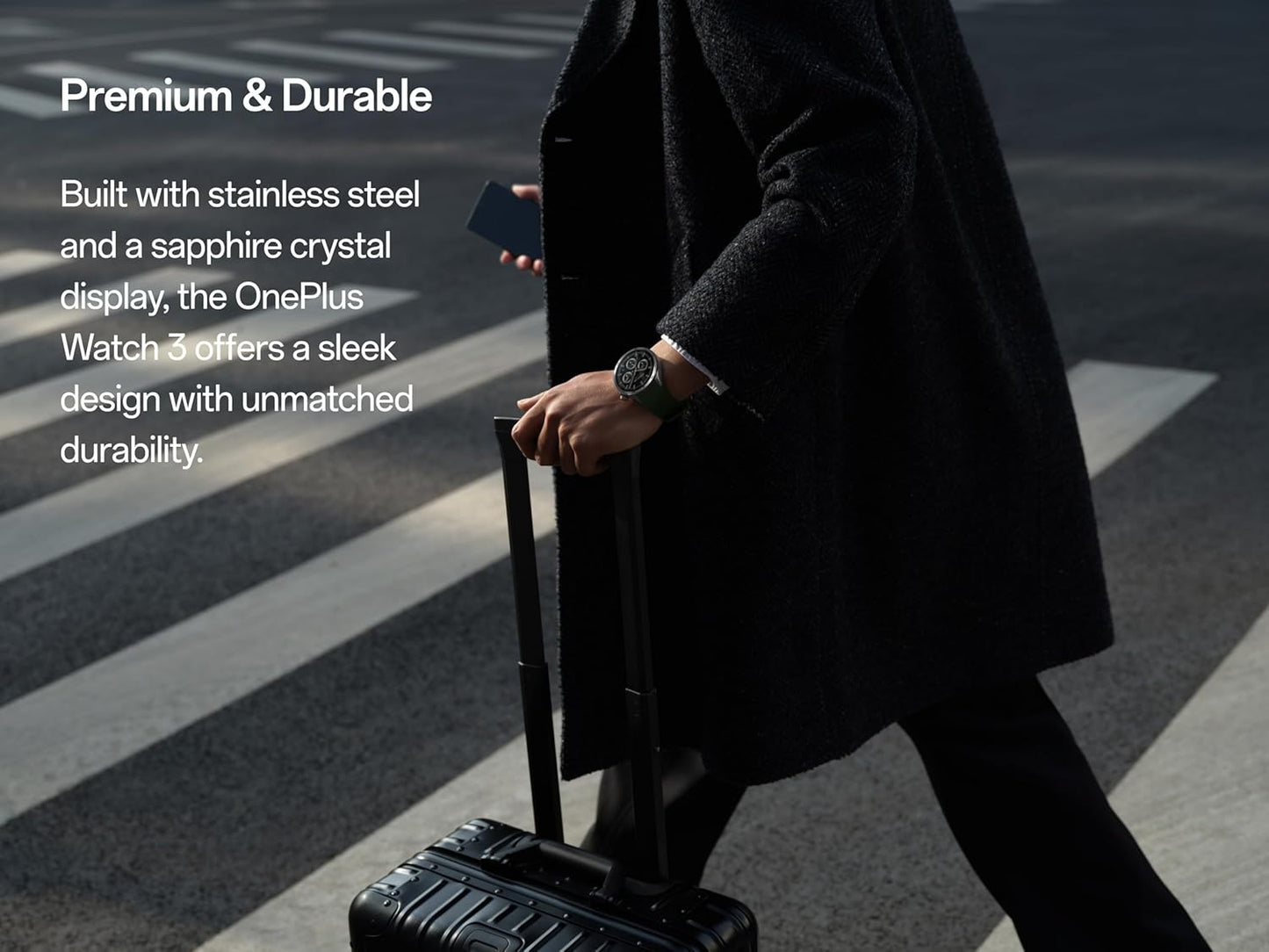 Smartwatch OnePlus Watch 3, 46mm, Svart 5491100340