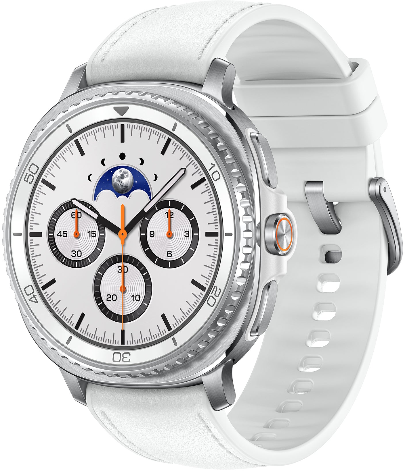 Smartwatch Samsung Galaxy Watch8 Classic, 46mm, BT, Hvit SM-L500NZWAEUE
