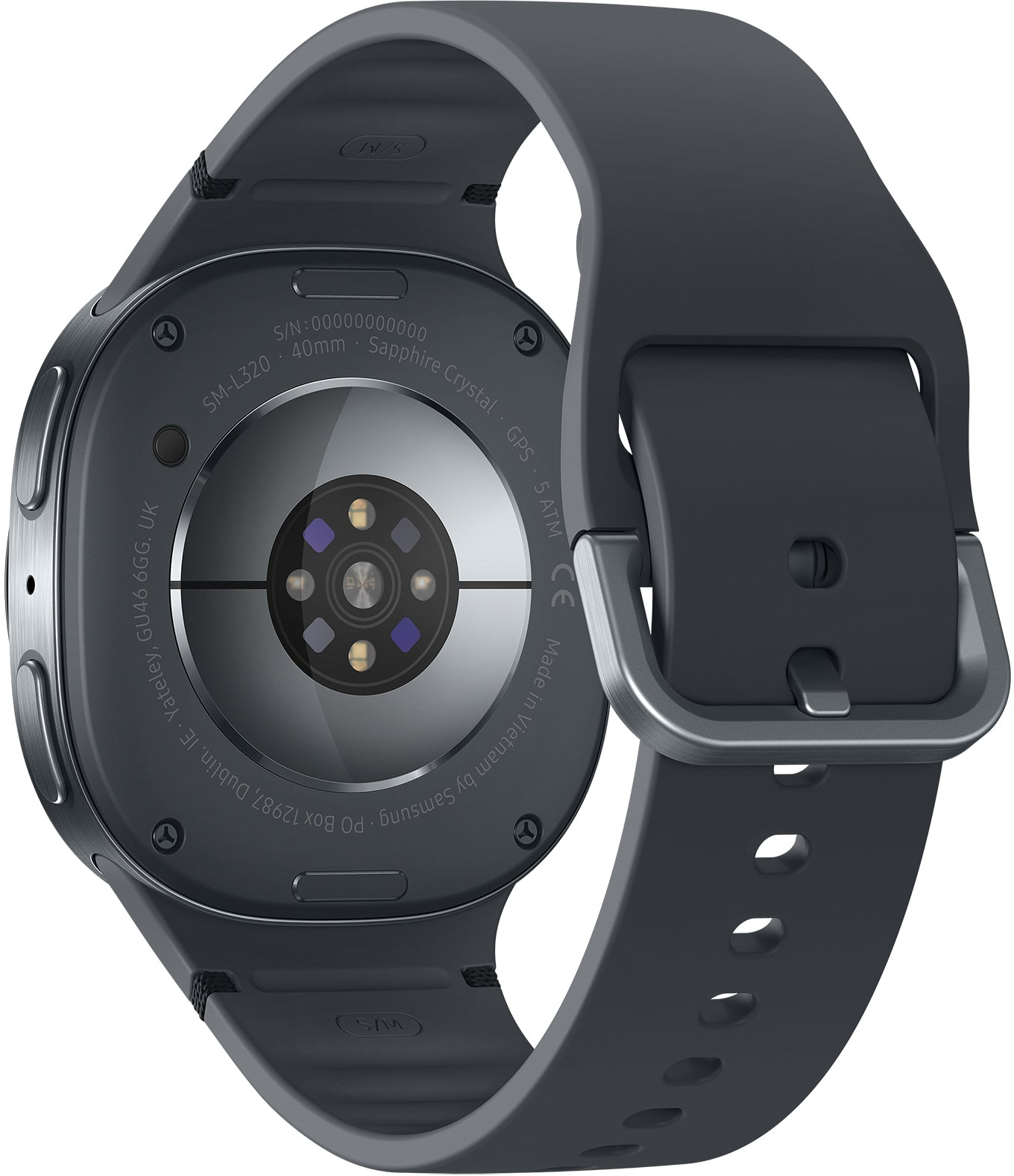 Smartklokke Samsung Galaxy Watch8, 40mm, LTE, Svart, Reseglet SM-L325FDAAEUE