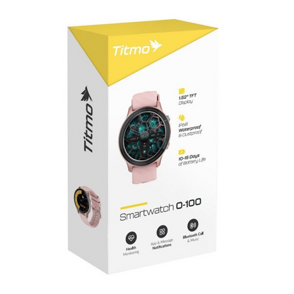 Smartklokke Titmo O-100 Call, Rosa