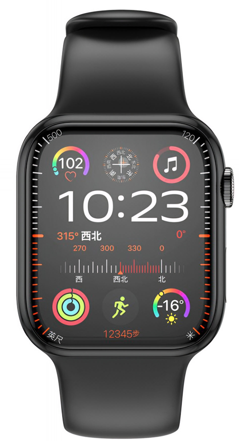 Smartklokke XO Design M50 Pro Call, Svart